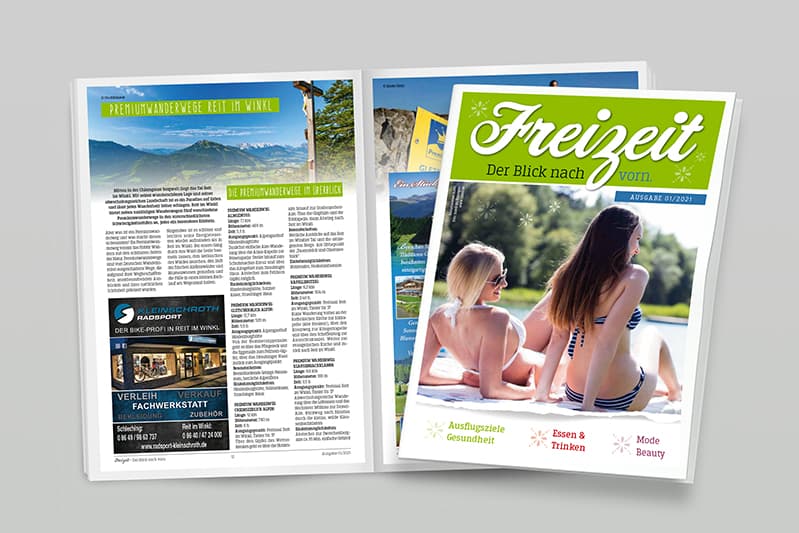 Anzeigen in Zeitschriften