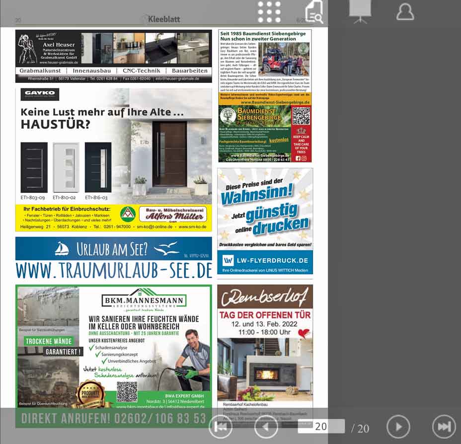 Online-Werbung ePaper oder PDF